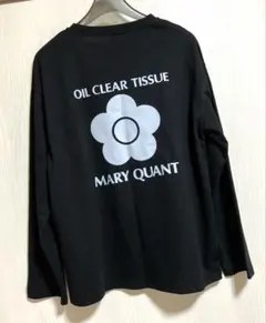 新品・未使用　マリークワント　バックロゴロンT ブラックのサムネイル