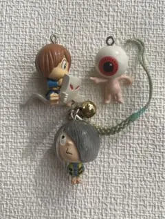 ゲゲゲの鬼太郎　フィギュアストラップ 目玉おやじ　一反木綿