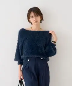 【新品】EMMA ROUGE VIF 3wayルーズラメニット/オフショルダー