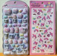 【正規品】サンリオ　マイメロディー　コットンパフィー　エポキシ　ステッカー