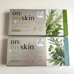 【新品未開封】on: myskin ハーブピーリング face・bodyセット