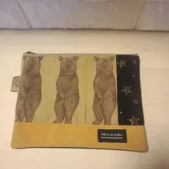 ハンドメイド☆３ぴきのくま☆ポーチ