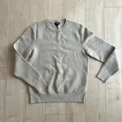UNIQLO ウォッシャブルミラノリブクルーネックセーター　美品　Sサイズ