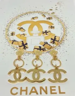 シャネル　2023年ホリデー限定　チャームノベルティ　3点 CCロゴ　クリスマス 2025年最新】chanel チャーム ホリデー2023の人気アイテム