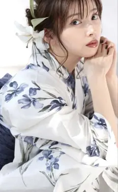 dita 浴衣 水彩の勿忘草色 - メルカリ