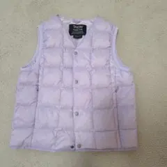 TAION ダウンベスト 130 ラベンダー
