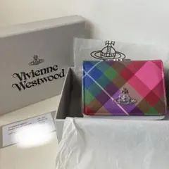 新品 ヴィヴィアンウエストウッド マックアンディ タータンチェック 三