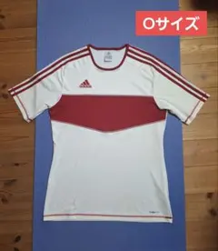 【adidas】CLIMALITE プラシャツ ホワイト Oサイズ