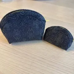 ハンドメイド　ポーチ　大小