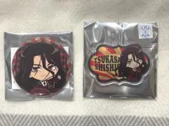 Dr.STONE　アニメイトカフェ アクリルバッジ・缶バッジセット 獅子王司