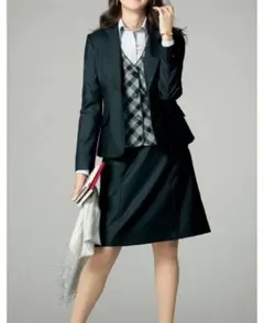 UNILADY 事務服 ベスト スカート セット　11号