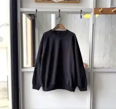 COMOLI 24ssコットン クルーネックニット fade black - メルカリ