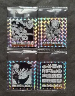 ドラゴンボール 40周年記念 オリジナルイラストレーションシール2　4枚セット