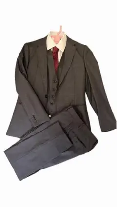 m.f.editorial スリーピーススーツ　グレーチェック柄　サイズY4