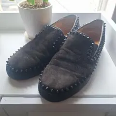 Christian Louboutin スパイク付きスリッポン