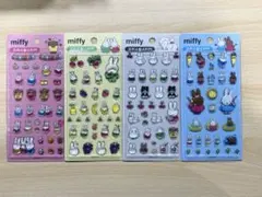 【韓国限定】　正規品　ミッフィー クリスタルステッカー 4シートセット