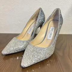JIMMY CHOO グリッターパンプス 35.5