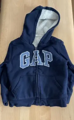 GAP 裏起毛パーカー 100センチ　ネイビー