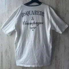 【美品】DSQUARED2 ディースクエアード バックロゴ Tシャツ 2XL