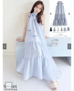 森香澄 アメスリフレアロングワンピース[ru1606] アイボリー F