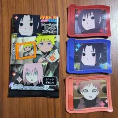 NARUTO 疾風伝 トレーディングコレクトステッカー 3枚セット