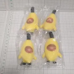 フィジットバナナ 猫BC バナナ猫 猫ミーム スクイーズ 2種4点まとめ売り