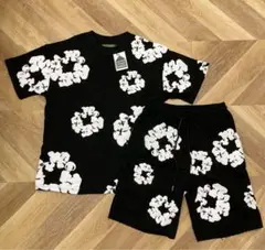 denim tears セットアップ　ブラック