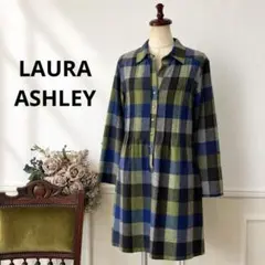 76美品　LAURA ASHLEY チェック　チュニック