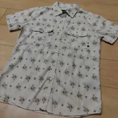 大きめのXS BRIXTON 花柄 半袖シャツ スナップボタン ウエスタンのサムネイル