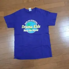 プリントTシャツ パープル M