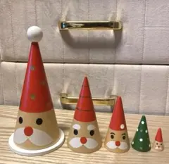 クリスマス　サンタクロース　マトリョーシカ　5ピース