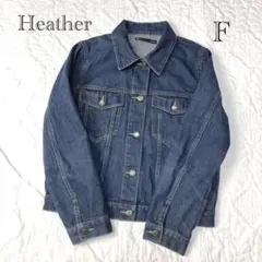 2025年最新】Heather カラー：ブルー Gジャン・デニムジャケット
