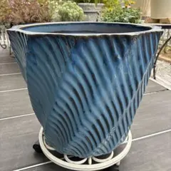 ブルー 青色 水鉢 睡蓮鉢 寿弥造り 生け花 盆栽 ブルー 青色 水鉢 睡蓮鉢 寿弥造り 生け花 盆栽 ブルー 青色