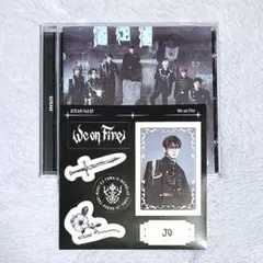&TEAM We on Fire JO ステッカー 通常盤 セット ①