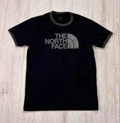 ★ハル様★ノースフェイス リンガーTシャツ ブラック/グレー L Tシャツ