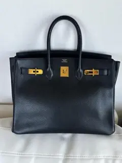 HERMES バーキン35 ノワール　ゴールド金具のサムネイル