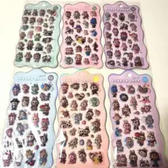 ラブブBONBON DROPシール6枚セット