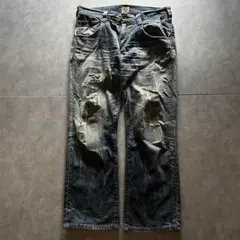 archive grunge edwin fade denim pants