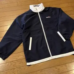 ellesse ブラック ナイロンジャケット ellesse Men's Mont 2 Overhead Jacket, Black, X-Small at