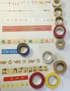マスキングテープ まとめ売り 10個セット 使用済 ご当地物