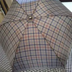 IDEAL チェック柄 折りたたみ傘