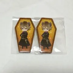 ツイステッドワンダーランド ラギーブッチ 2個セット 缶バッジ 棺型