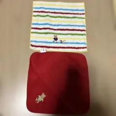 ミキハウスタオルハンカチ 2枚セットのサムネイル