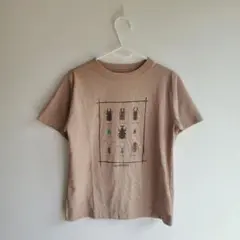 mont-bell 昆虫プリント Tシャツ ベージュ120cm