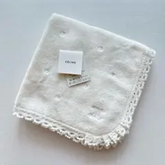 【 新品 未使用 】CELINE セリーヌ タオルハンカチ レース ⑦