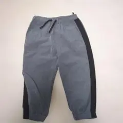 グレー サイドストライプ ハーフパンツ