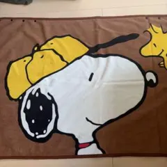 PEANUTS スヌーピー ブランケット ブラウン