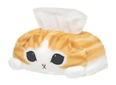 mofusand ぬいぐるみティッシュカバー(茶しまの顔アップ)