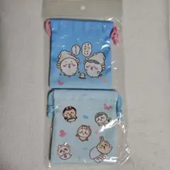 ちいかわ 水族館 小分けに便利な２個セット ミニ巾着