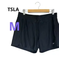 海外古着♡ テスラ　ランニング ショートパンツ 黒 吸汗速乾 ジム・フィットネス